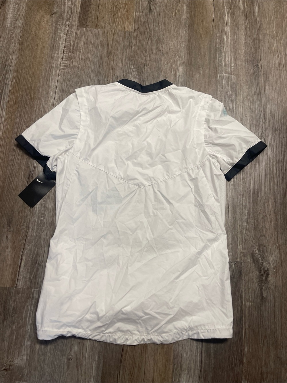 Nike Baseball Cage Windshirt Coaches Side Zip Pockets White Mens S BQ3237-100 - Picture 2 of 4